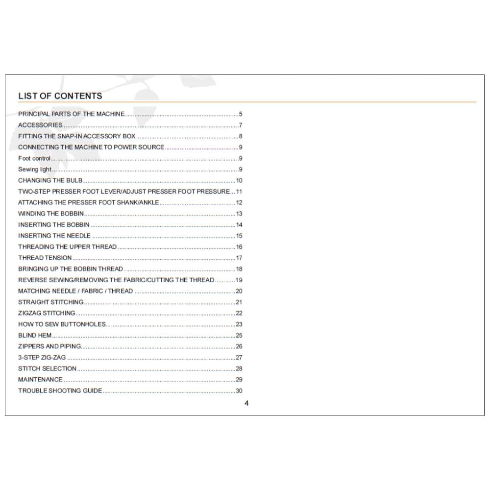 Viking Huskystar E10 Instruction Manual image # 123011