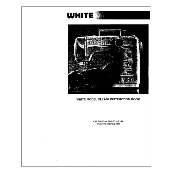 White 1760XL Instruction Manual