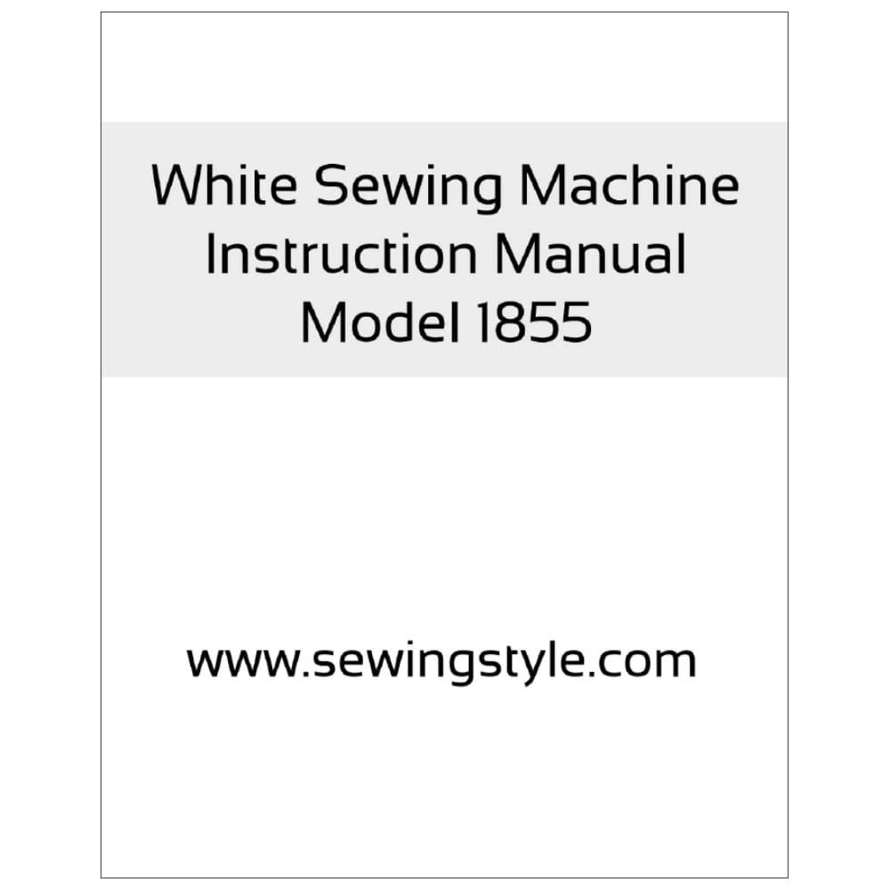 White 1855 Instruction Manual image # 114868