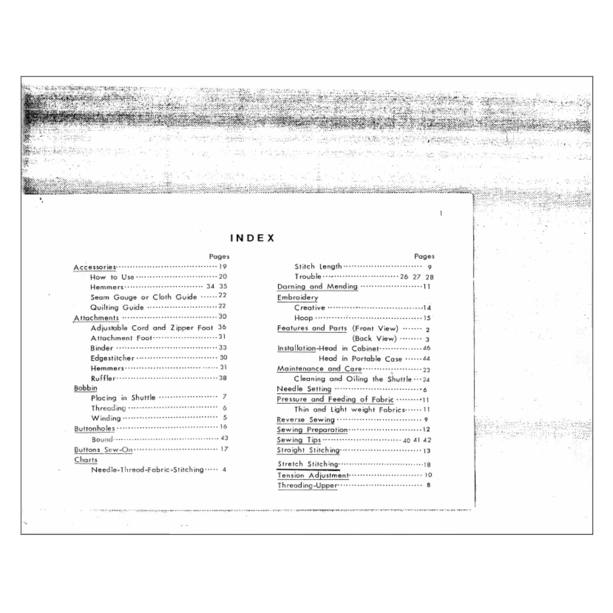 White 455 Instruction Manual
