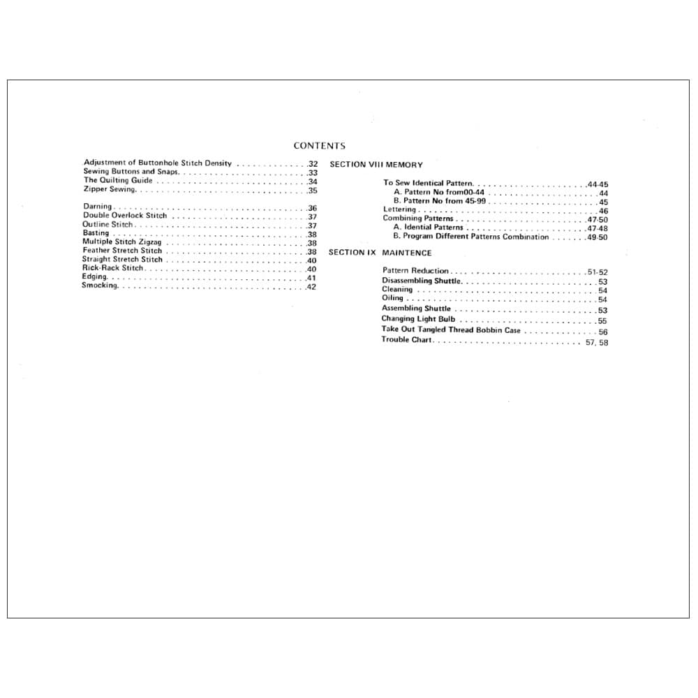 White 8500 Instruction Manual image # 122560