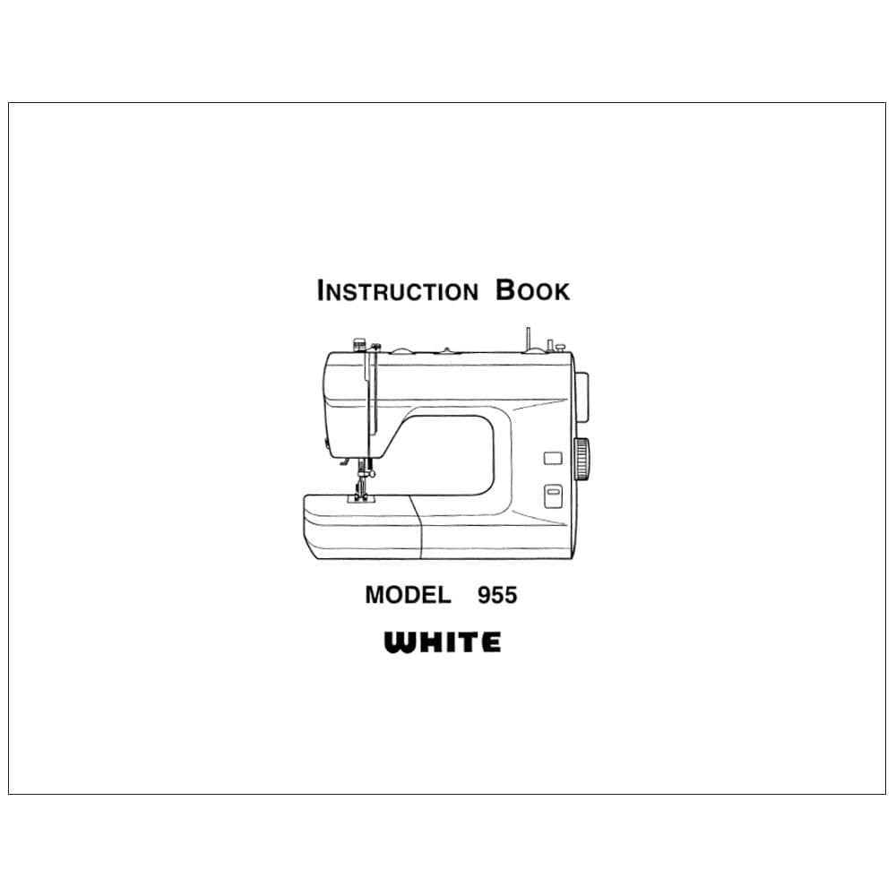 White 955 Instruction Manual image # 120340