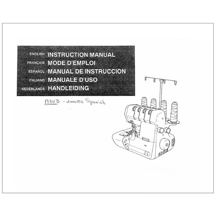White SL1934D Instruction Manual image # 116198