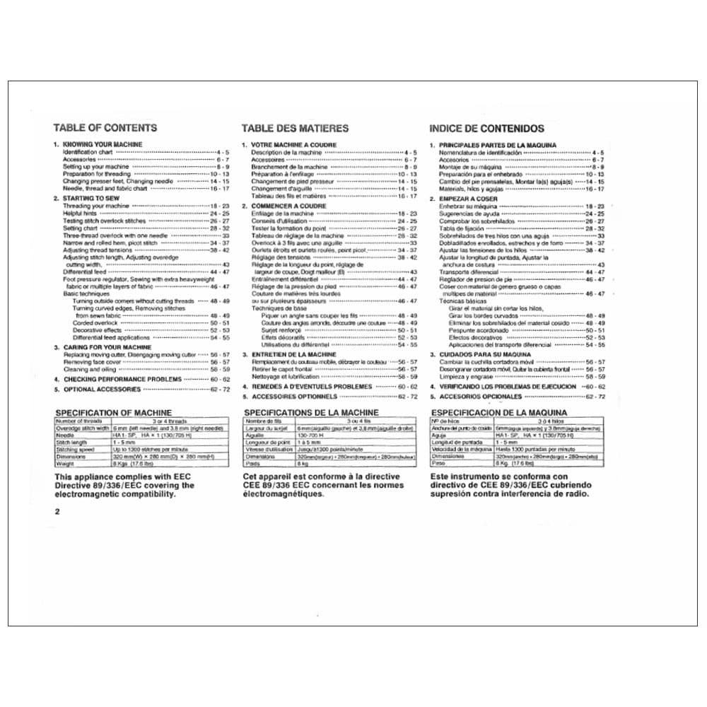 White SL1934D Instruction Manual image # 116199