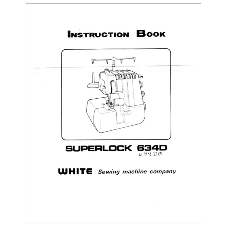 White SL634DE Instruction Manual image # 120138
