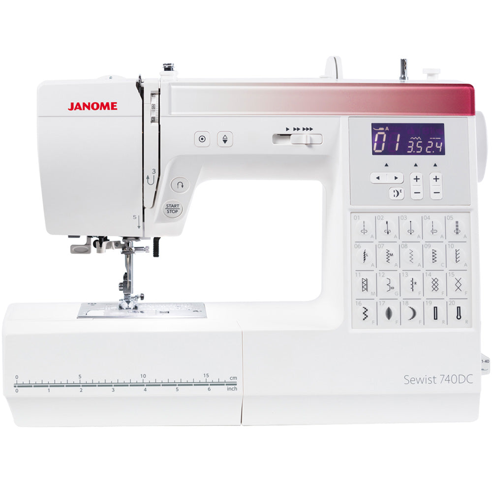 Computerized Swing Machine Janome Sewist 740DC Computerized Sewing Machine