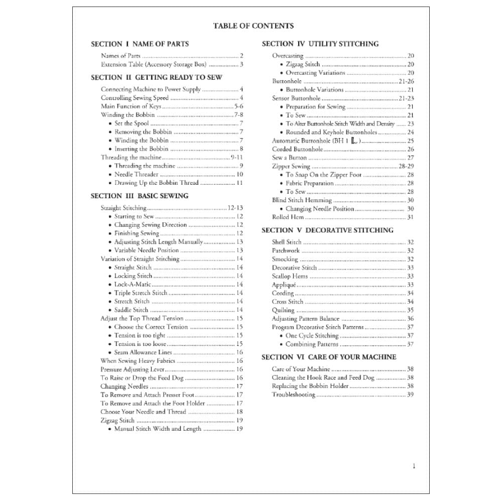 Janome MC3000 Instruction Manual image # 118882