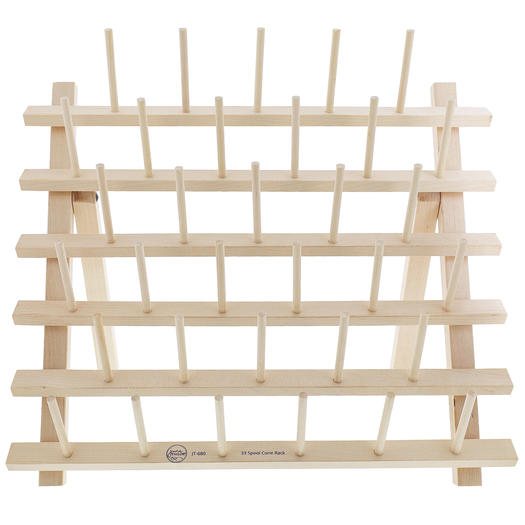 Cone Storage Rack Mid-Size 33 Spool Cone Rack with Legs, June Tailor
