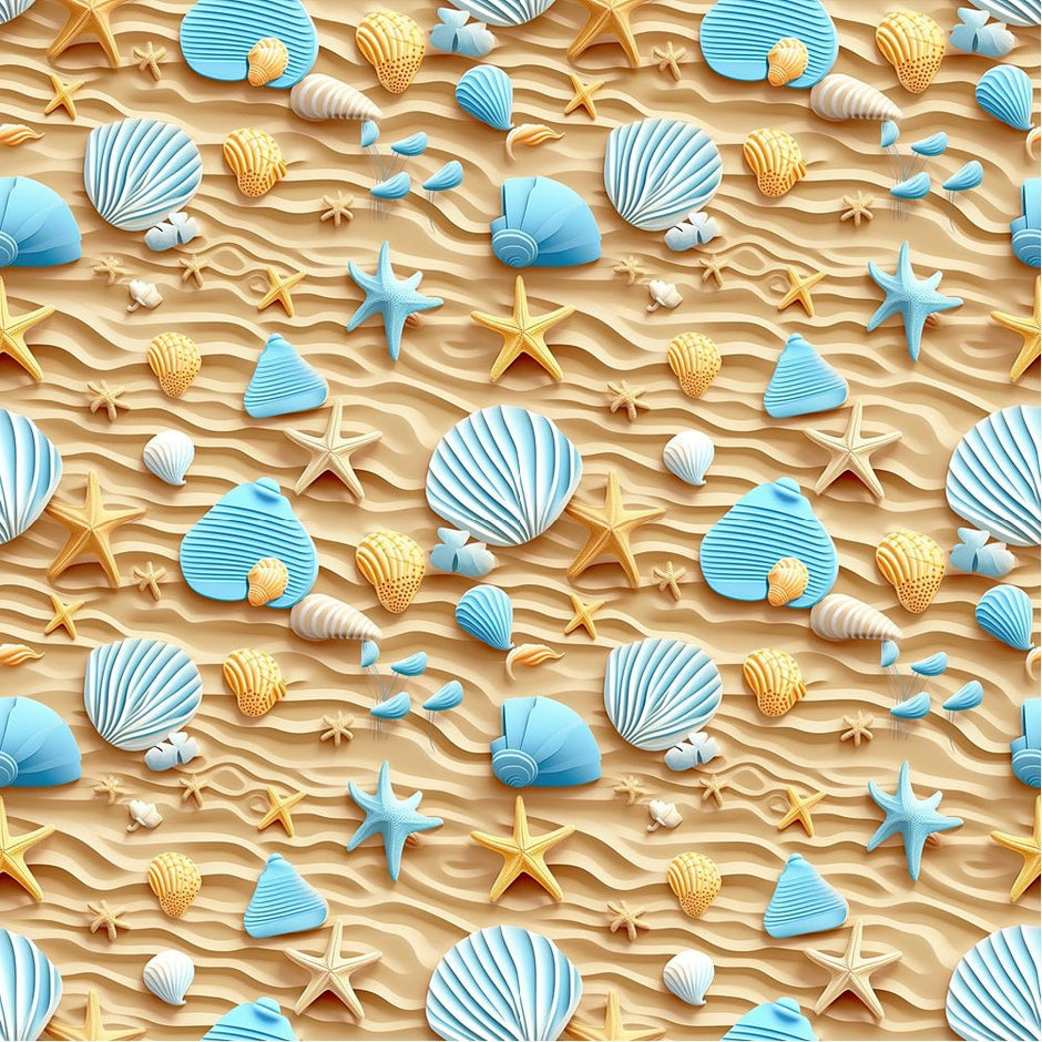 Becah Patterns Life Is Better at the Beach Pattern #11 Fabric