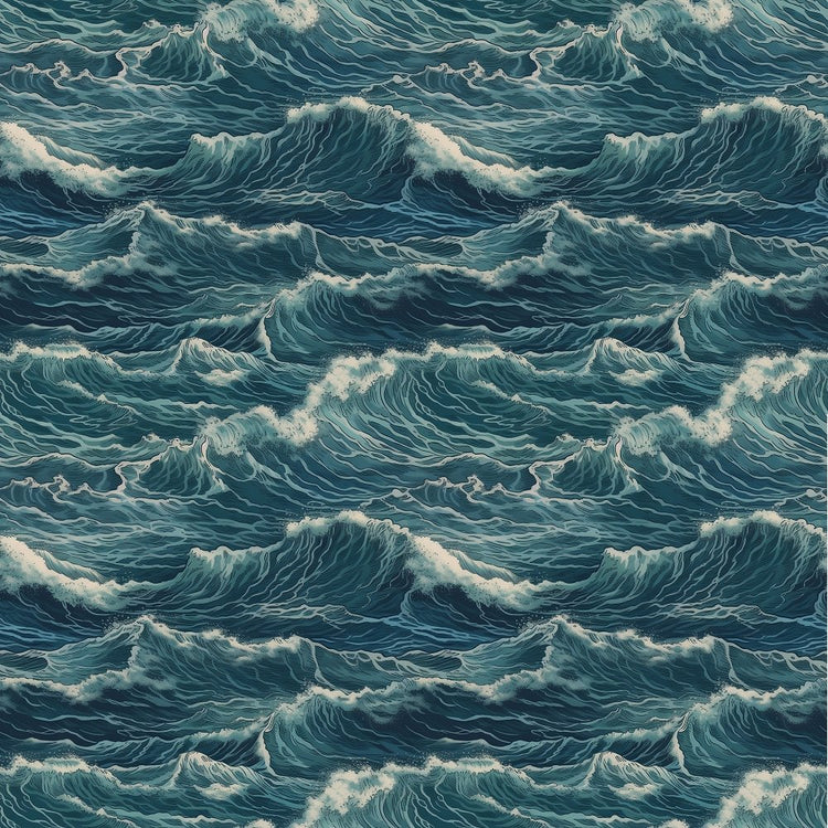 Oceanic Pattern #9 Fabric