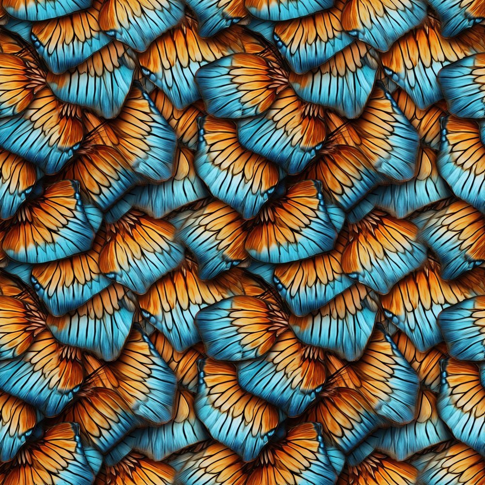 Packed Butterfly Wing Fabric