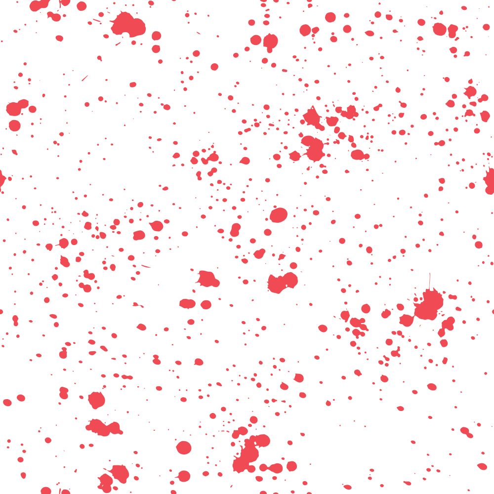 Paint Splatter Fabric - Red