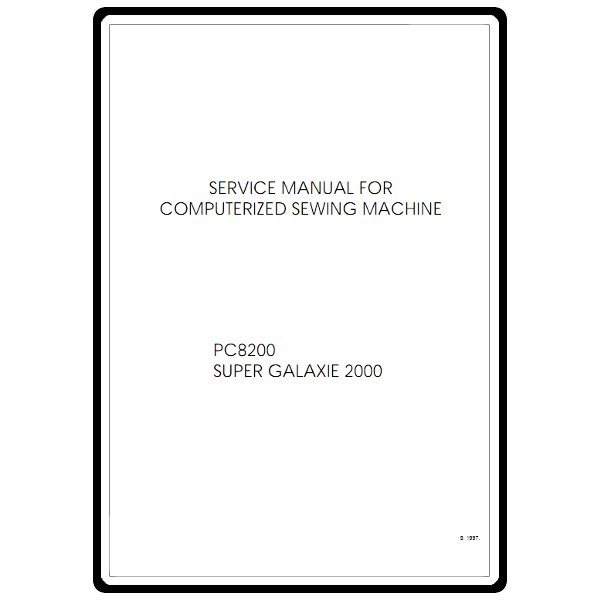 Service Manual, Brother PC8200 image # 22151