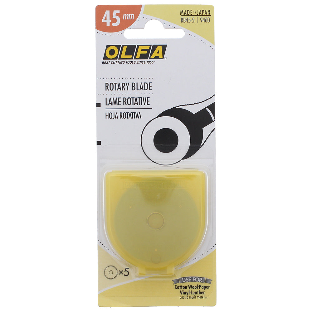 Olfa 45MM Replacement Blades 5pk image # 72657