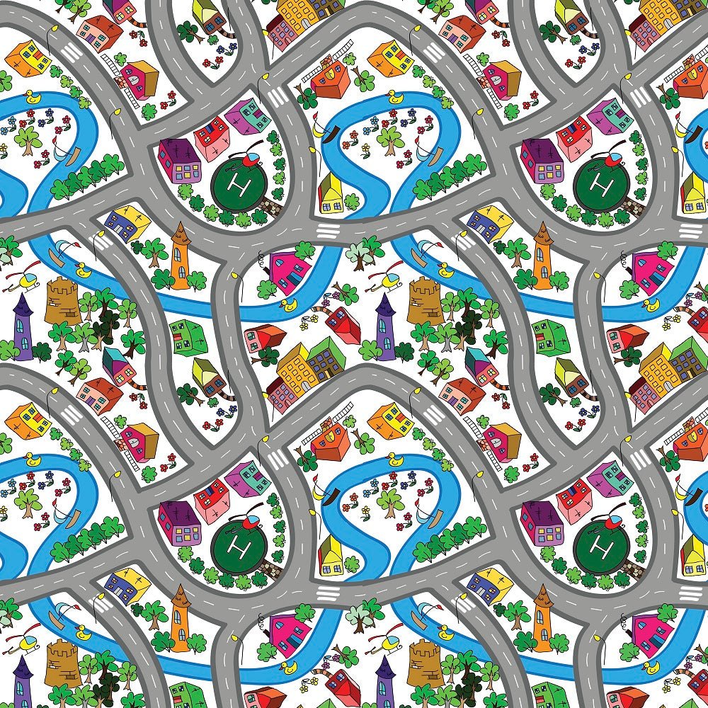 Road Vector Fabric