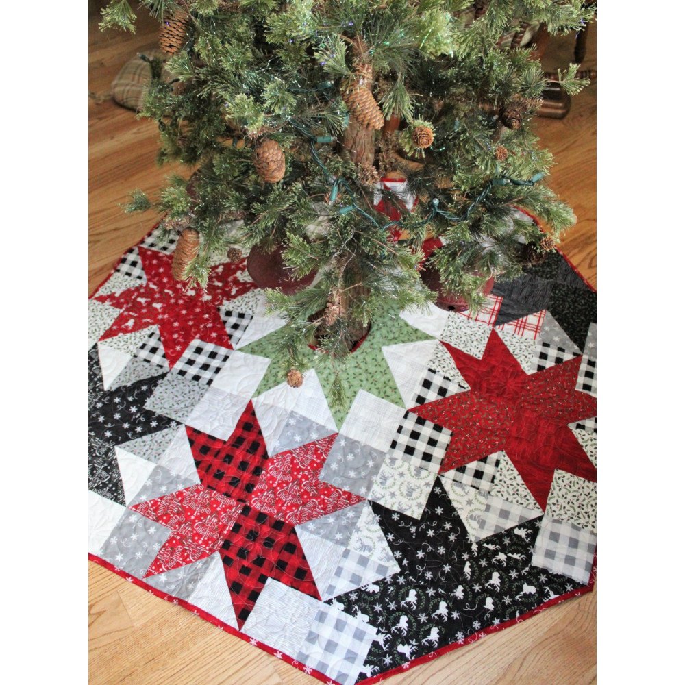 Stars from Above Tree Skirt Pattern image # 55834