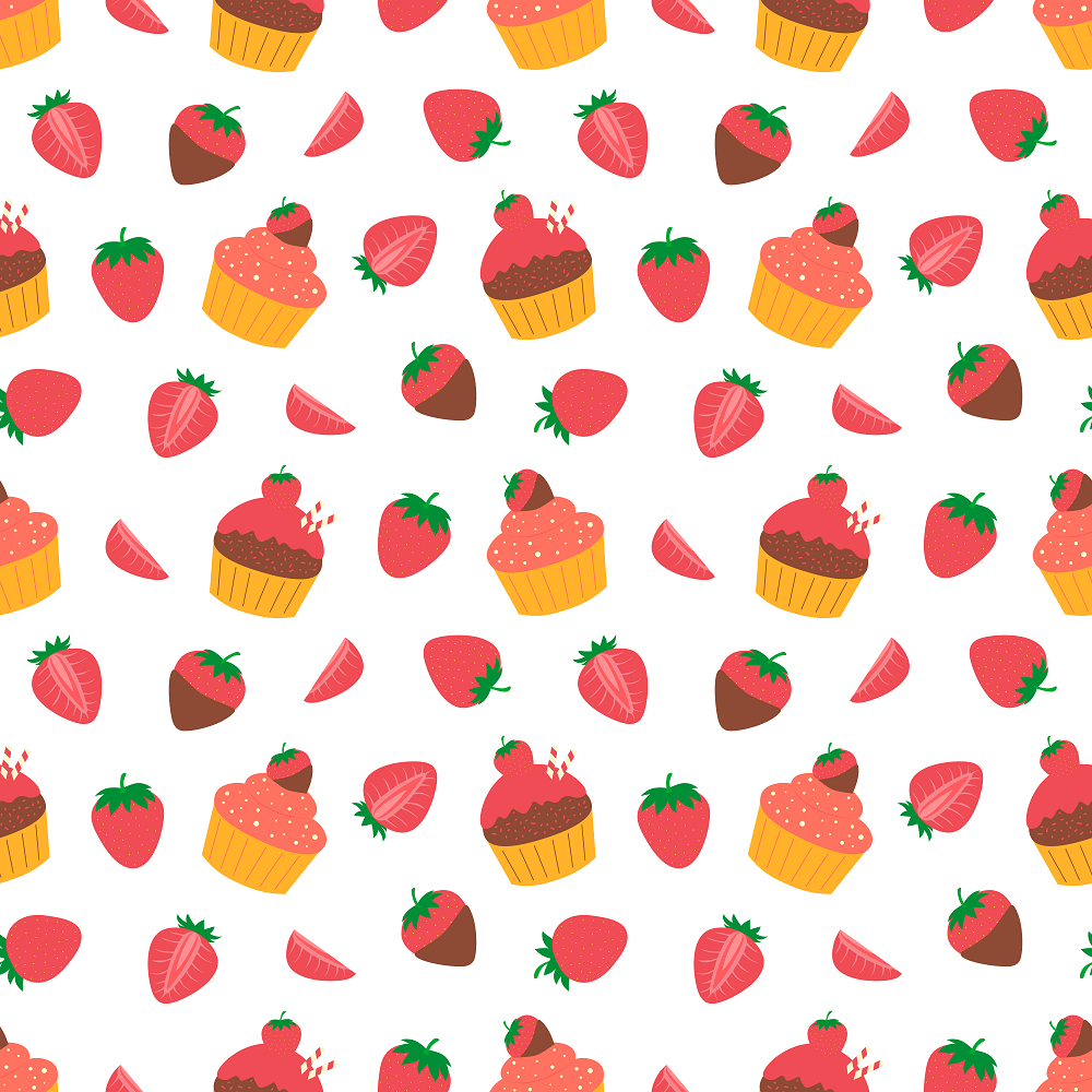Strawberry Patch Shortcake Fabric