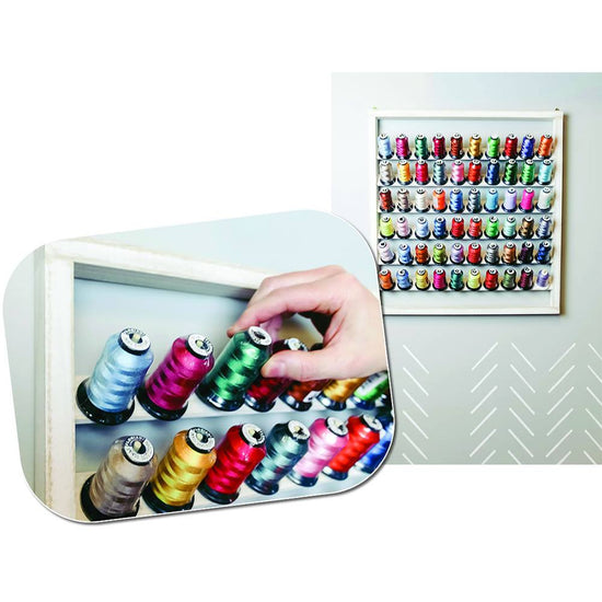 Storage Rack For Threads RNK, Easy Access Thread Rack (Holds 60 Spools)
