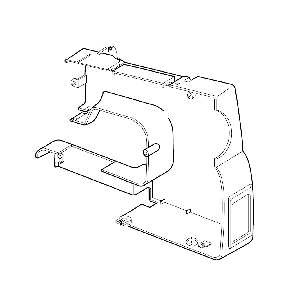 Rear Cover, Janome #806001106 image # 21501