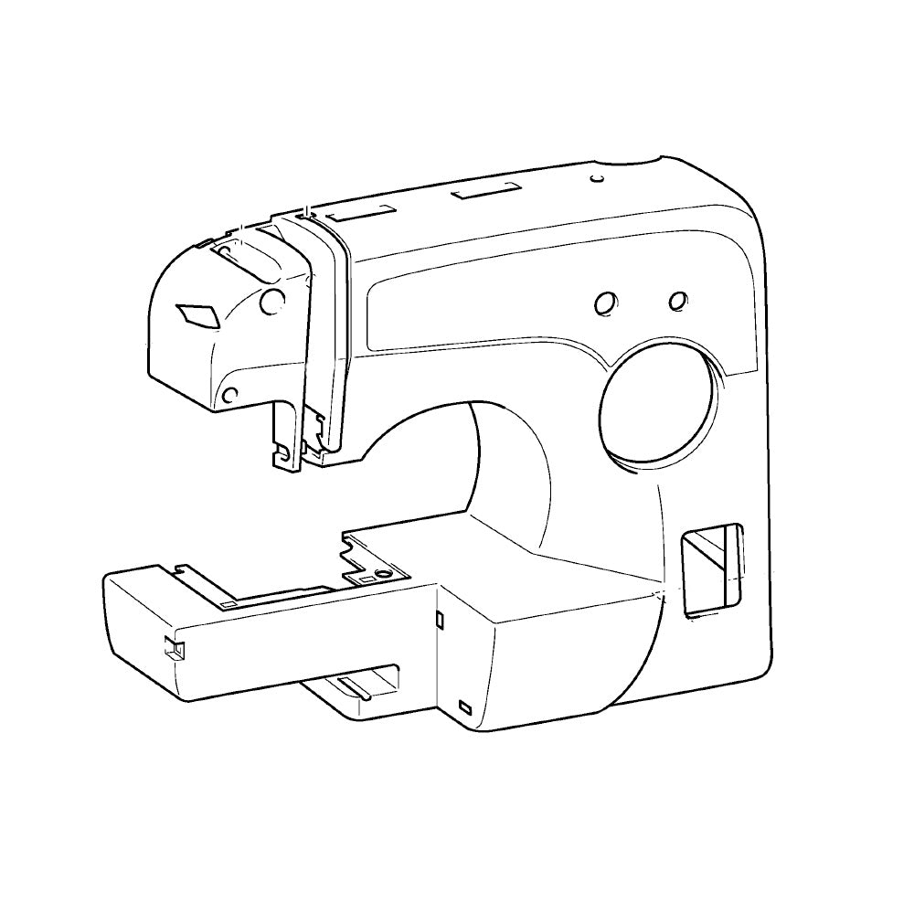 Front Cover Assembly, Brother #XC8977021 image # 21281