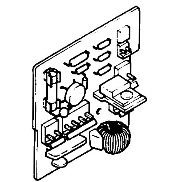 Power Circuit Board, Singer #283350 image # 27343