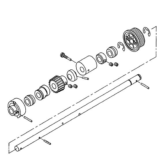 Hook Drive Shaft Assembly, Singer #386213 image # 26109