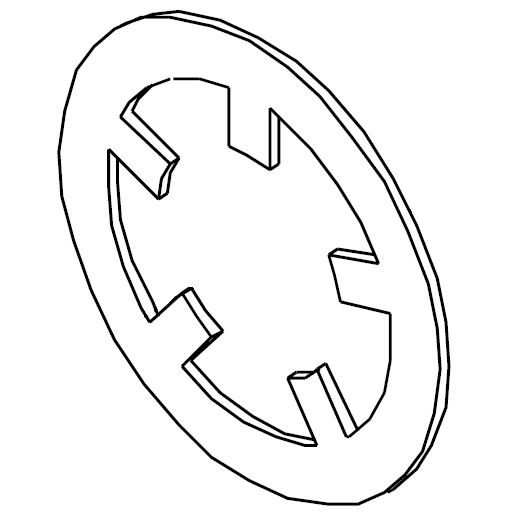 Thread Guide Spring Washer, Singer #416116171 image # 28720