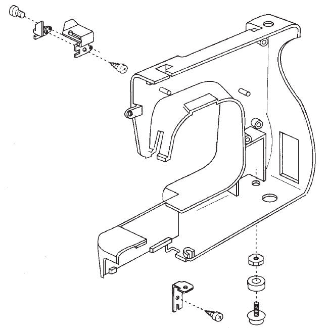 Rear Cover Unit, Janome #660606006 image # 27528