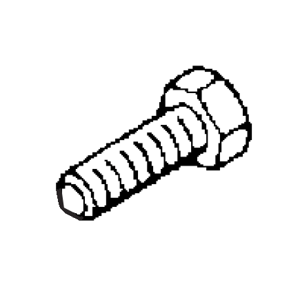 Upper Knife Screw, White #11840 image # 28477