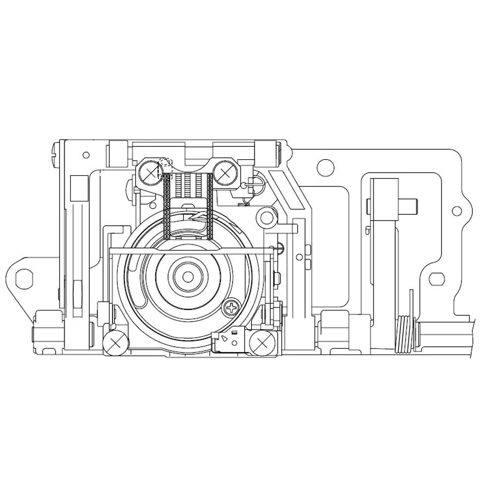 Feed Lock Shaft Unit, Janome #858620005 image # 23954