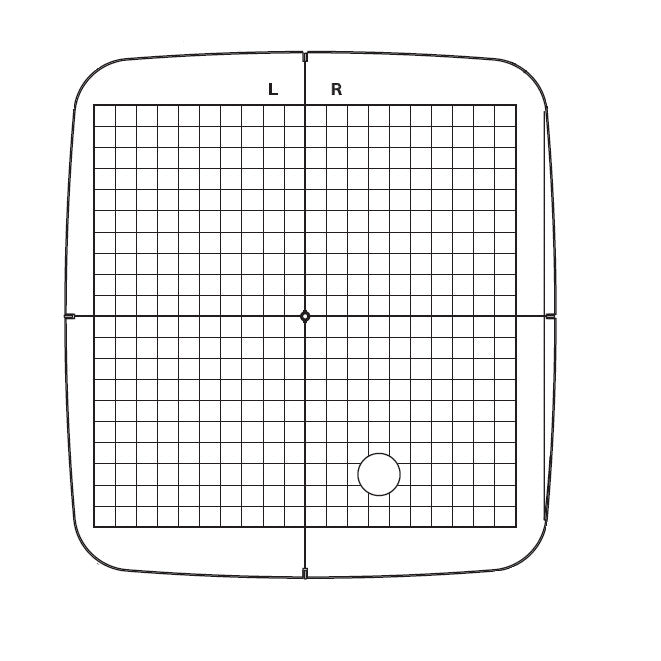 Hoop Grid for SQ20B, Janome #864801A01 image # 26021