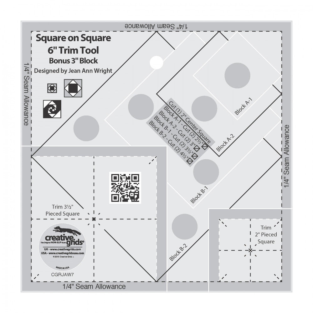 Square on Square 6in Trim Tool, Creative Grids image # 28960