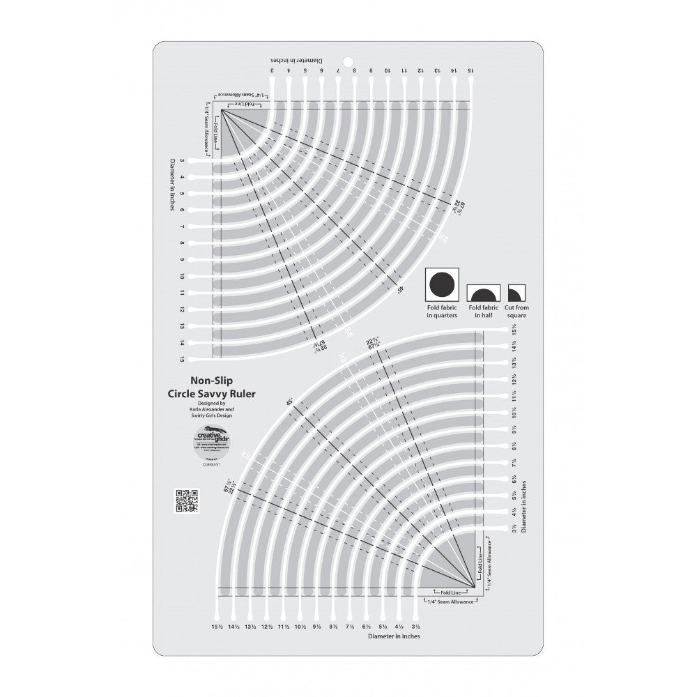 Circle Savvy 11-3/4in x 18-1/2in, Creative Grids image # 28994