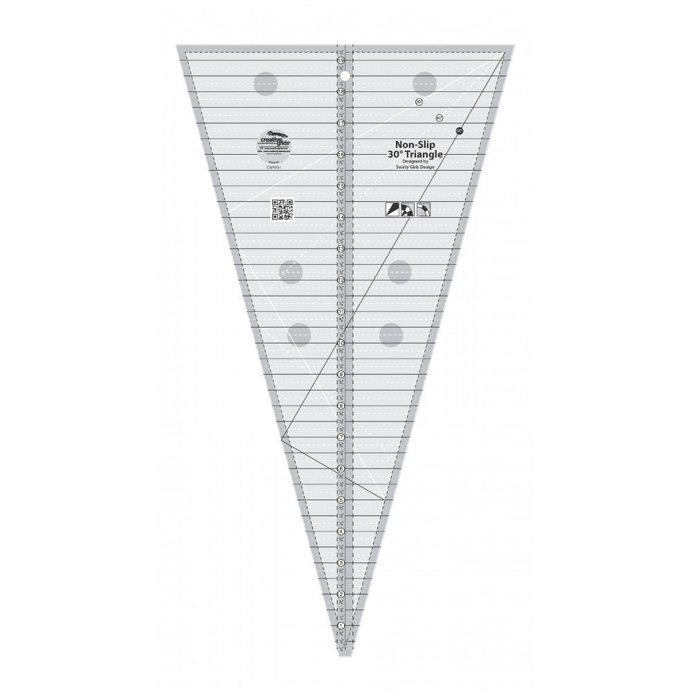 30 Degree Triangle Ruler, Creative Grids