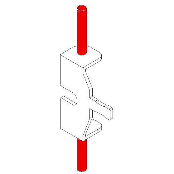 Reverse Dial Support Shaft, Singer #K6B0343001 image # 27553