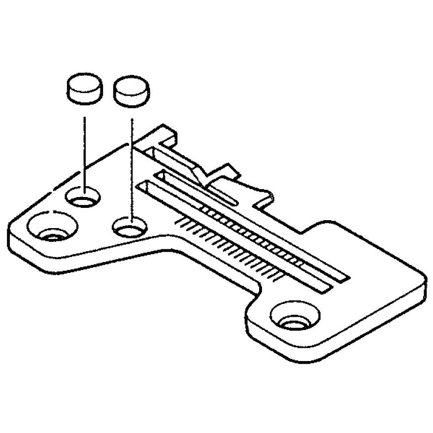 Throat Plate Assembly, Juki #R4200-H0D-DA0 image # 28781