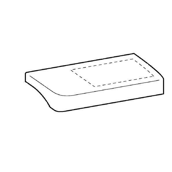 Accessory Table Cover Assembly, Brother #XD0696051 image # 24744