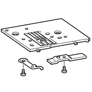 Needle Plate A Assembly, Brother #XE0763001 image # 27070