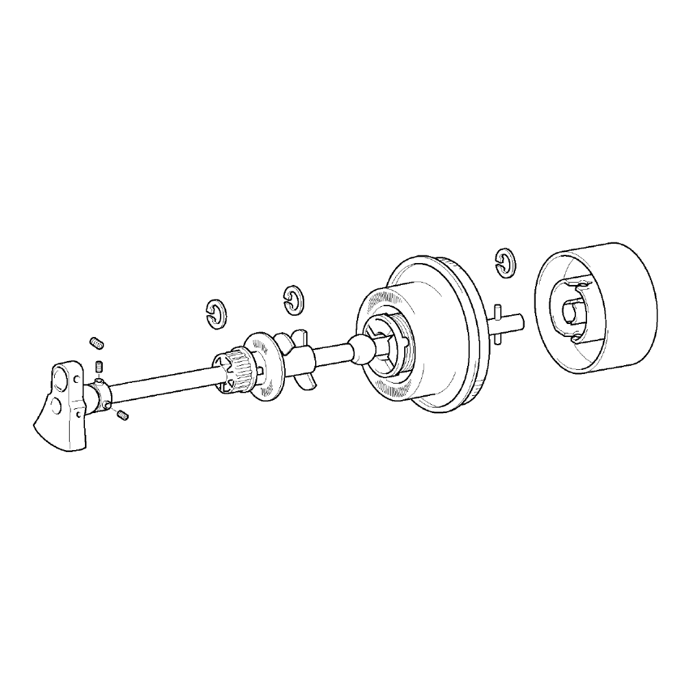 Upper Shaft, Brother #XE3703001 image # 28382