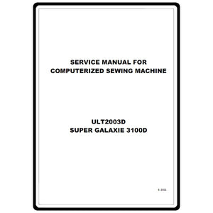 Service Manual, Brother ULT2003D image # 22174