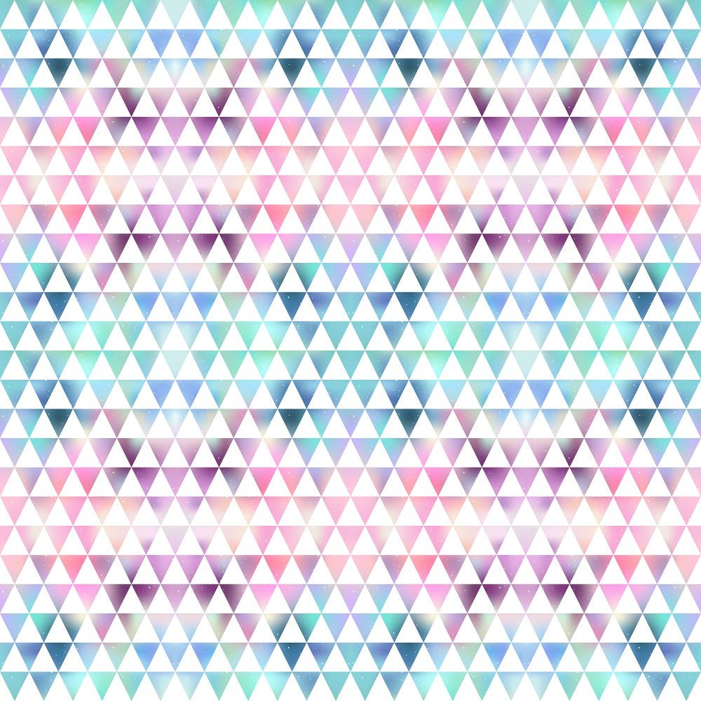 Flying Cloth Triangle Vibrant Geometric Triangle Fabric